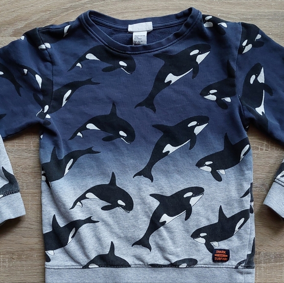 H&M orca sweatshirt 6-8 years - Picture 12 of 16